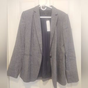 NWT Ann Taylor Suiting Navy Jacket